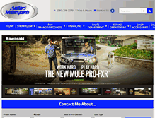 Tablet Screenshot of antlersmotorsports.com